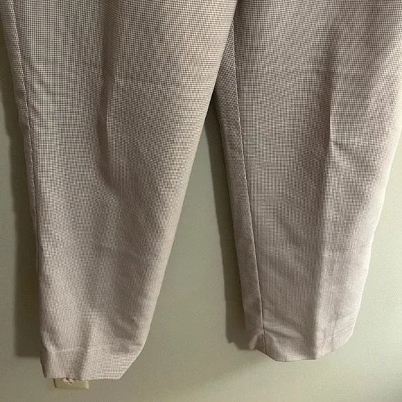 Pendleton cream small checkered loose fit trousers size 14 - Picture 6 of 10